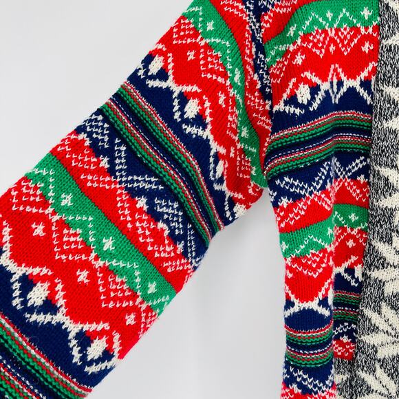 Vintage Hasting & Smith Petites Multi Color Cardigan Sweater Size S (or M) - GUC - Picture 6 of 13